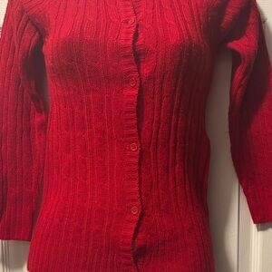 Junior button down sweater